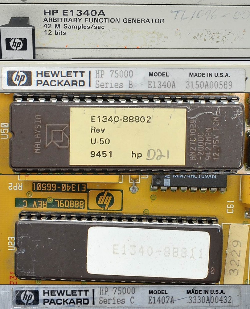 HP E1340A Arbitrary Function Generator Module for VXI in E1407A Adapter AS-IS