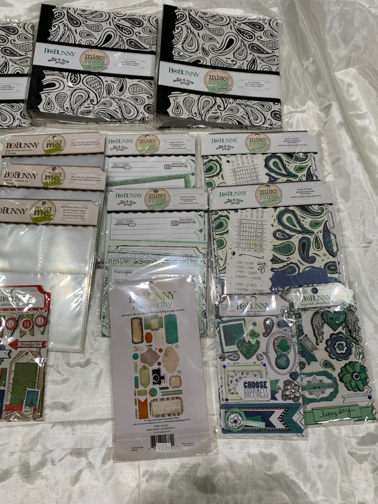 Bo Bunny Scrapbook Junk Journal Lot