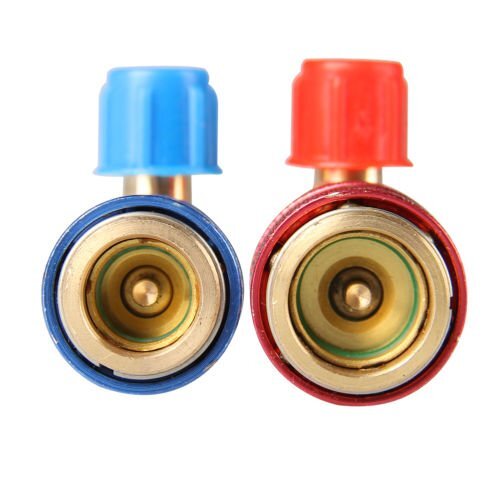 Quick Connector Adapter Conversion Coupler Auto A/C Manifold Gauge Low/High AC 2