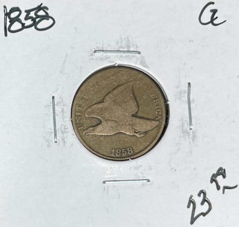 1858 FLYING EAGLE CENT ~ GOOD ~NICE COIN~