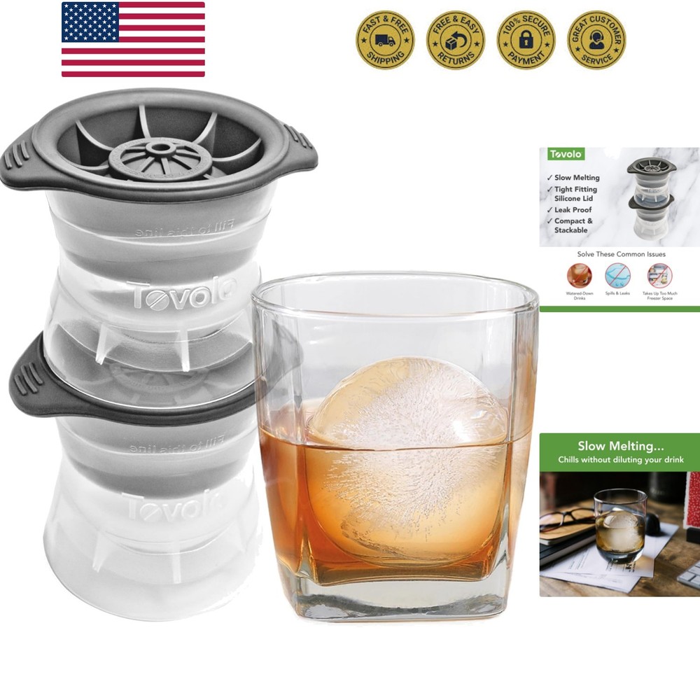 Sphere Ice Molds - Set of 2