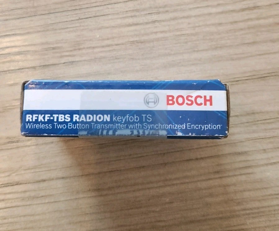 New! Bosch RFKF-TBS Radion Wireless Keyfob TS - 2 button, Encrypted