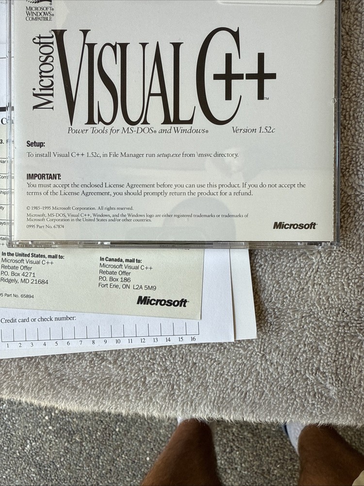 Microsoft Visual C++ Version 1.52 Power Tools for MS-DOS & Windows