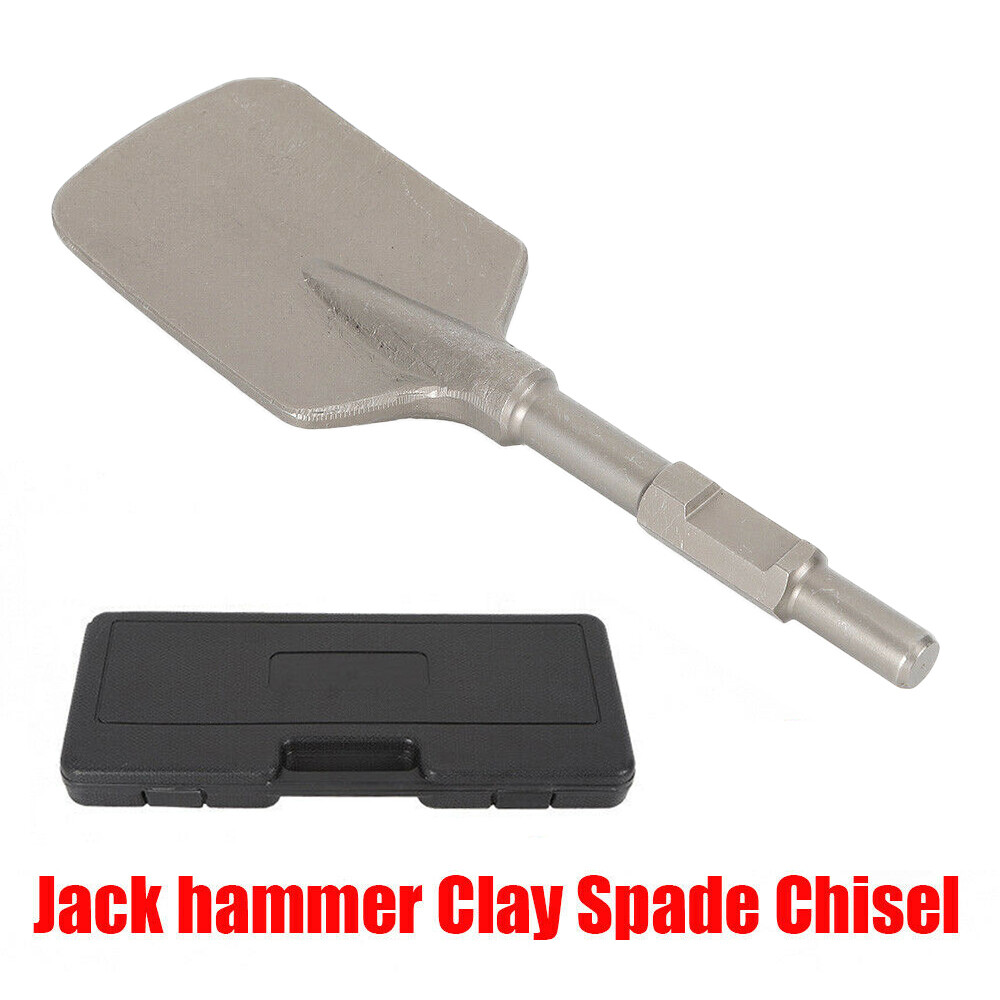 JackHammer Clay Spade Cutter Chisel Bit for Demolition Hammer, 30mm Hex Shank