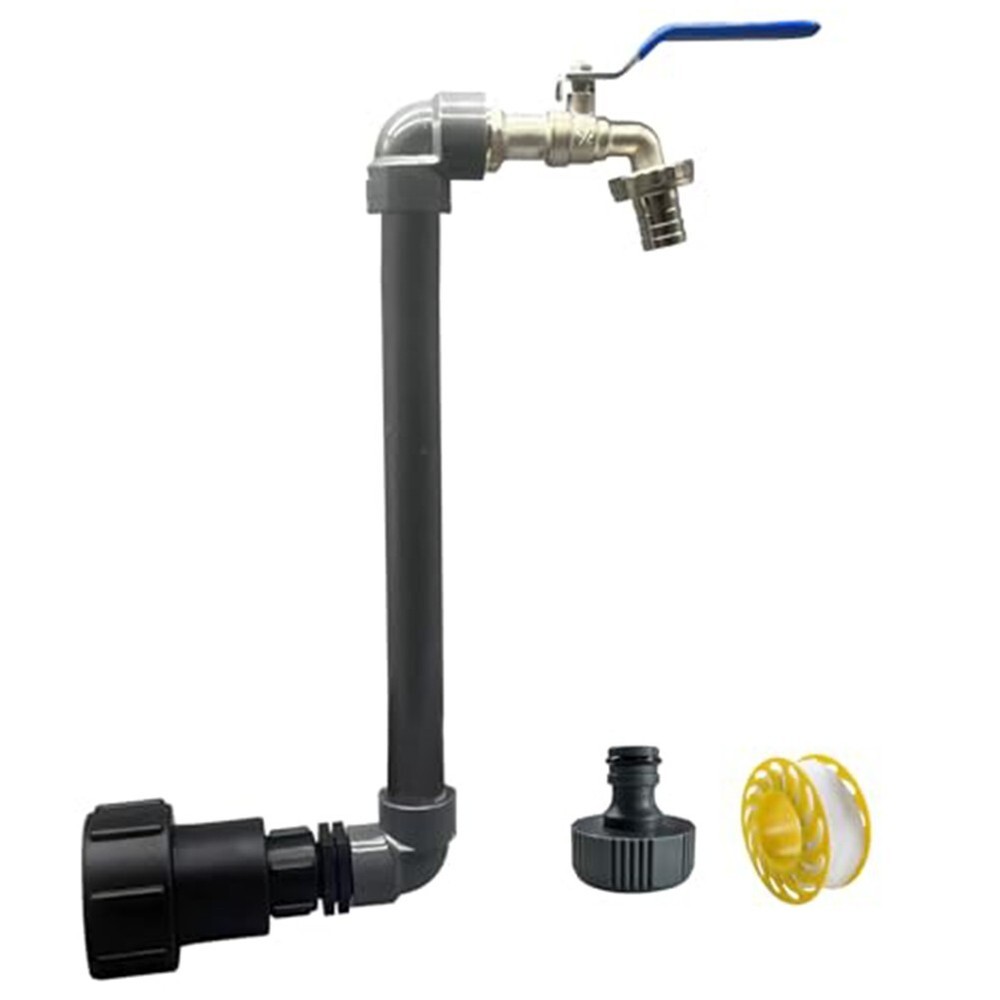 IBC Adapter Robust Brass Material Versatile Applications Irrigation Accessory