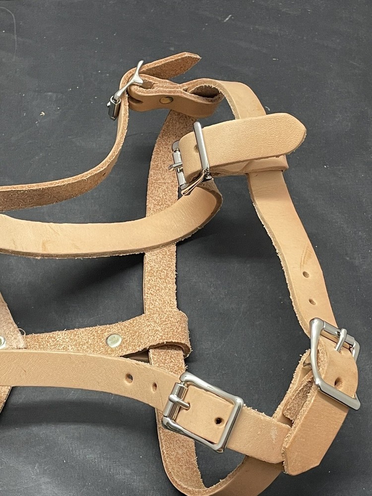 Ray Allen Mfg Leather Military Dog Muzzle New