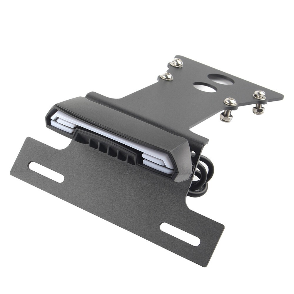 License Plate Holder Frame Mounting Bracket LED Light for Yamaha XSR900 2014-21