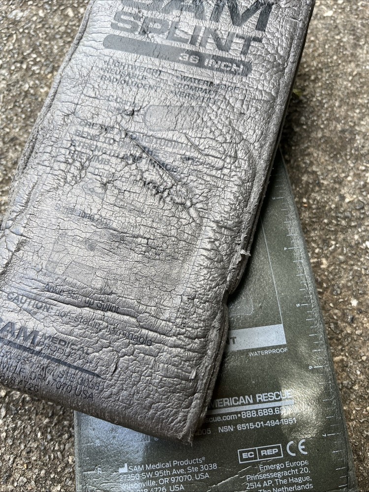 2 x SAM Splints Tactical 36 inch Reusable Compact Versatile, First-aid, OD Green