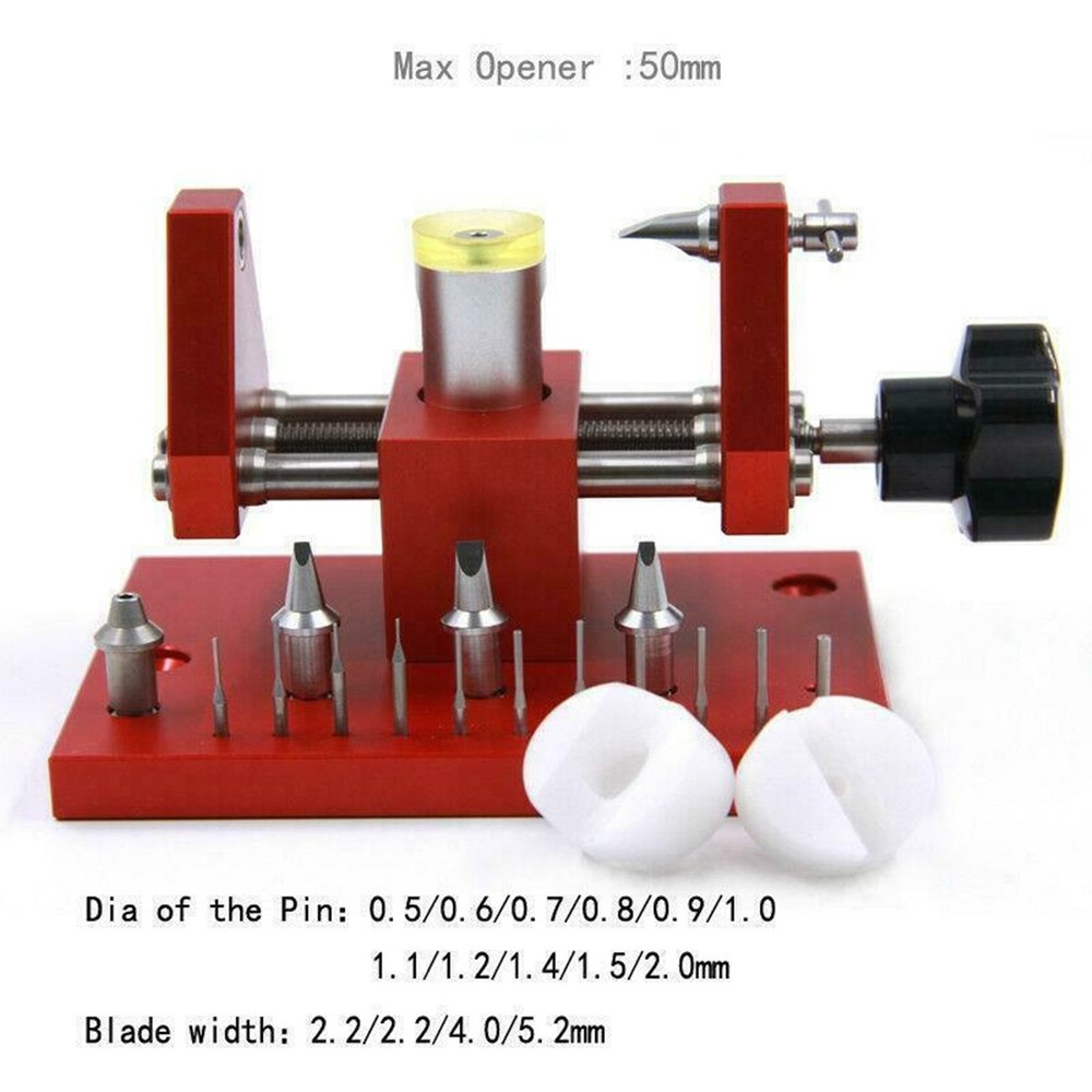 Adjustable Watchmaker Tool Watch Back Case Opener Strap Link Pins Bezels Remover