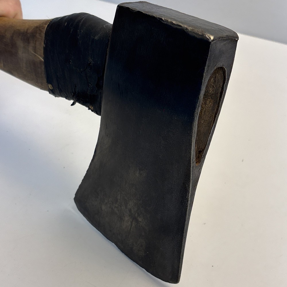 Vintage Unmarked Axe 36” Handle 4.5” Edge Wood Handle