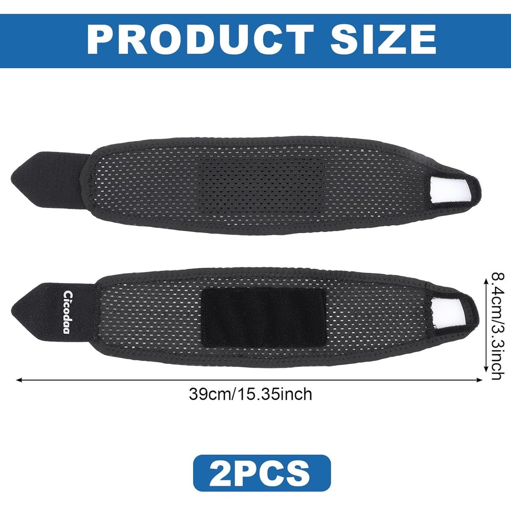 2Pcs Wrist Braces Mesh Adjustable Compression Support for Arthritis Pain Relief