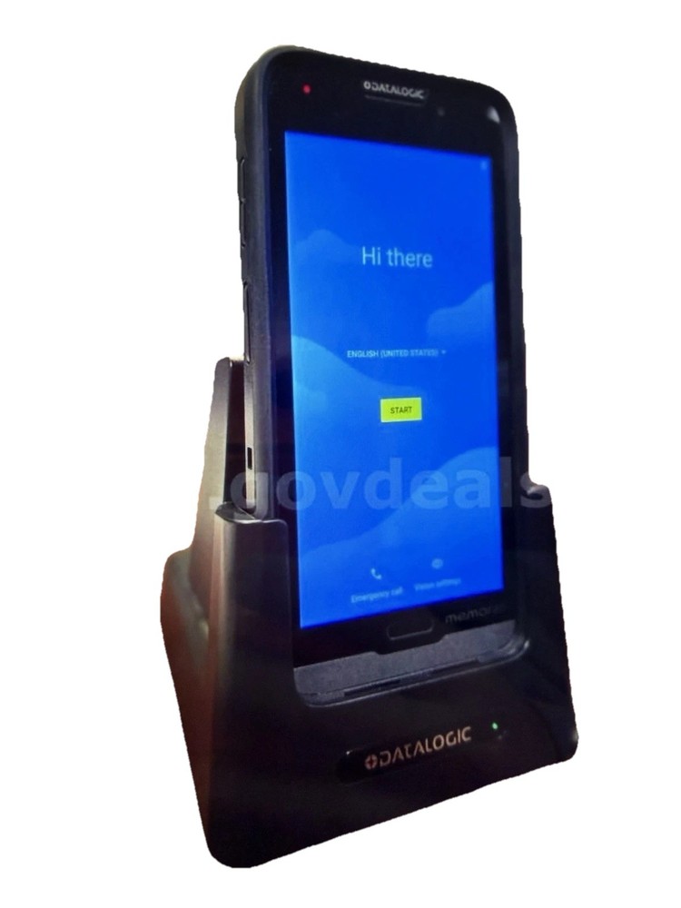 Datalogic Memor 20 Rugged Android PDA Full Set PN 944800007 w/ Dock Computer