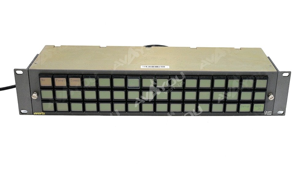 Evertz CP-2048E 2RU 48-Button Remote Router Control Panel 2RU