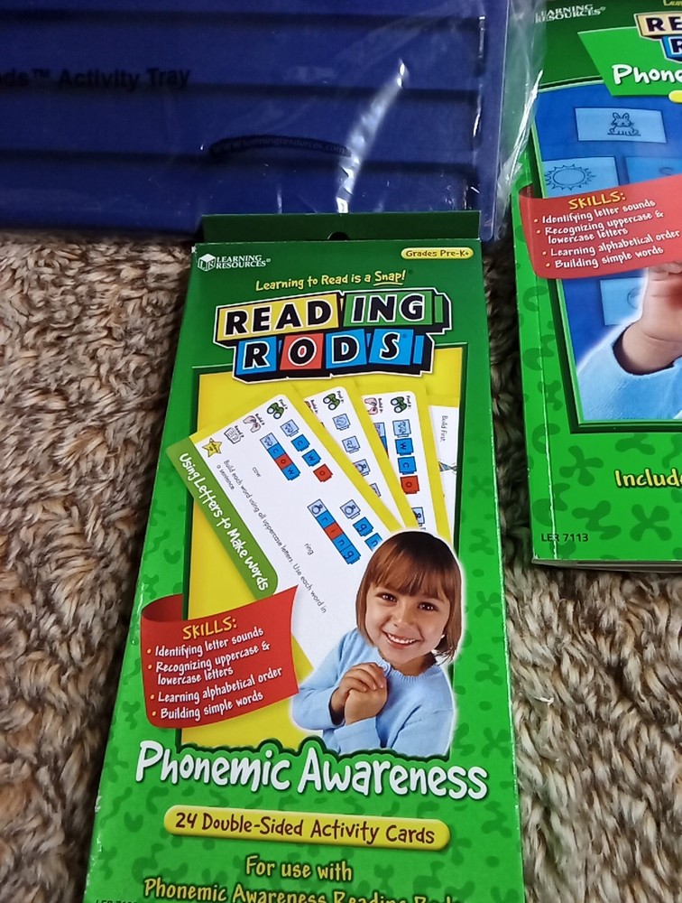 Learning Resources Reading Rods Word Building Kit Grades Pre-K+