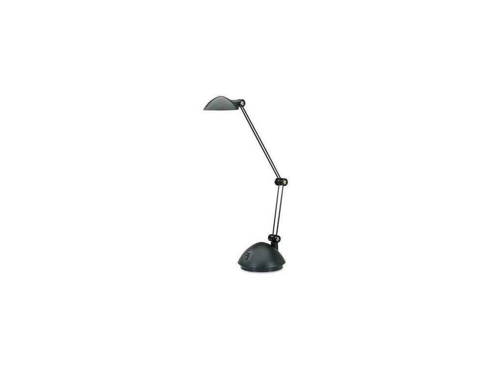 TwinArm Task LED Lamp with USB Port, 18 1/2", Black