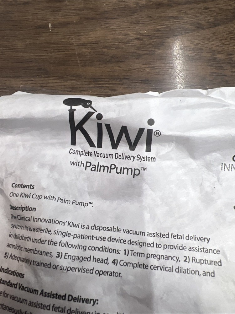 Kiwi Complete Vacuum Delivery System New Without Traction Force Indicator FFS