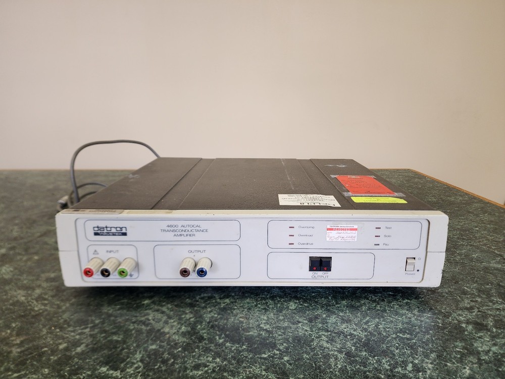 Datron Wavetek 4600 Autocal Transconductance Amplifier - PSU Error
