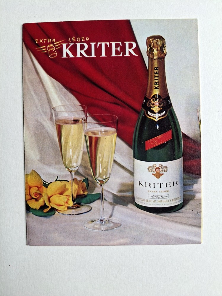 ADVERTISEMENT KRITER leaflet