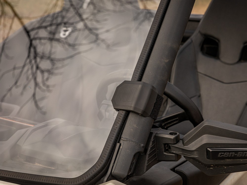 SuperATV Scratch Resistant Vented Windshield for Can-Am Commander (2021+)