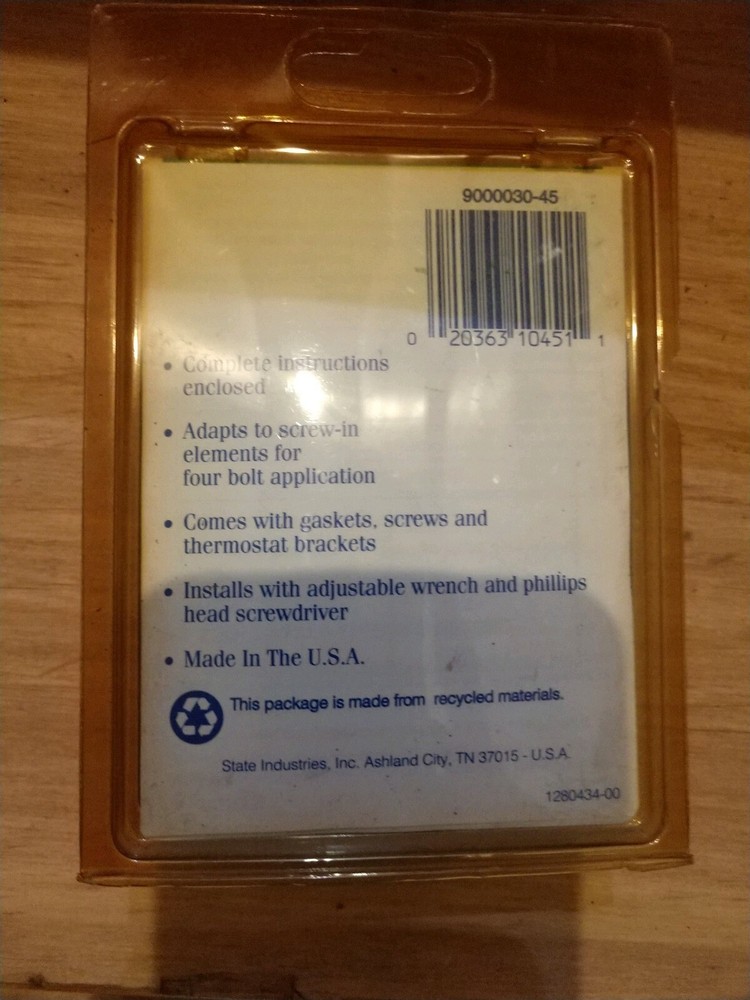 Reliance 100108263 Element Adaptor Kit