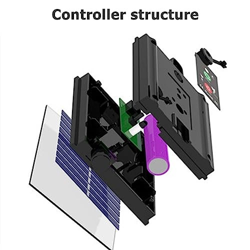 Solar Battery Box for LED String Lights, Outdoor String Lights Control 24V