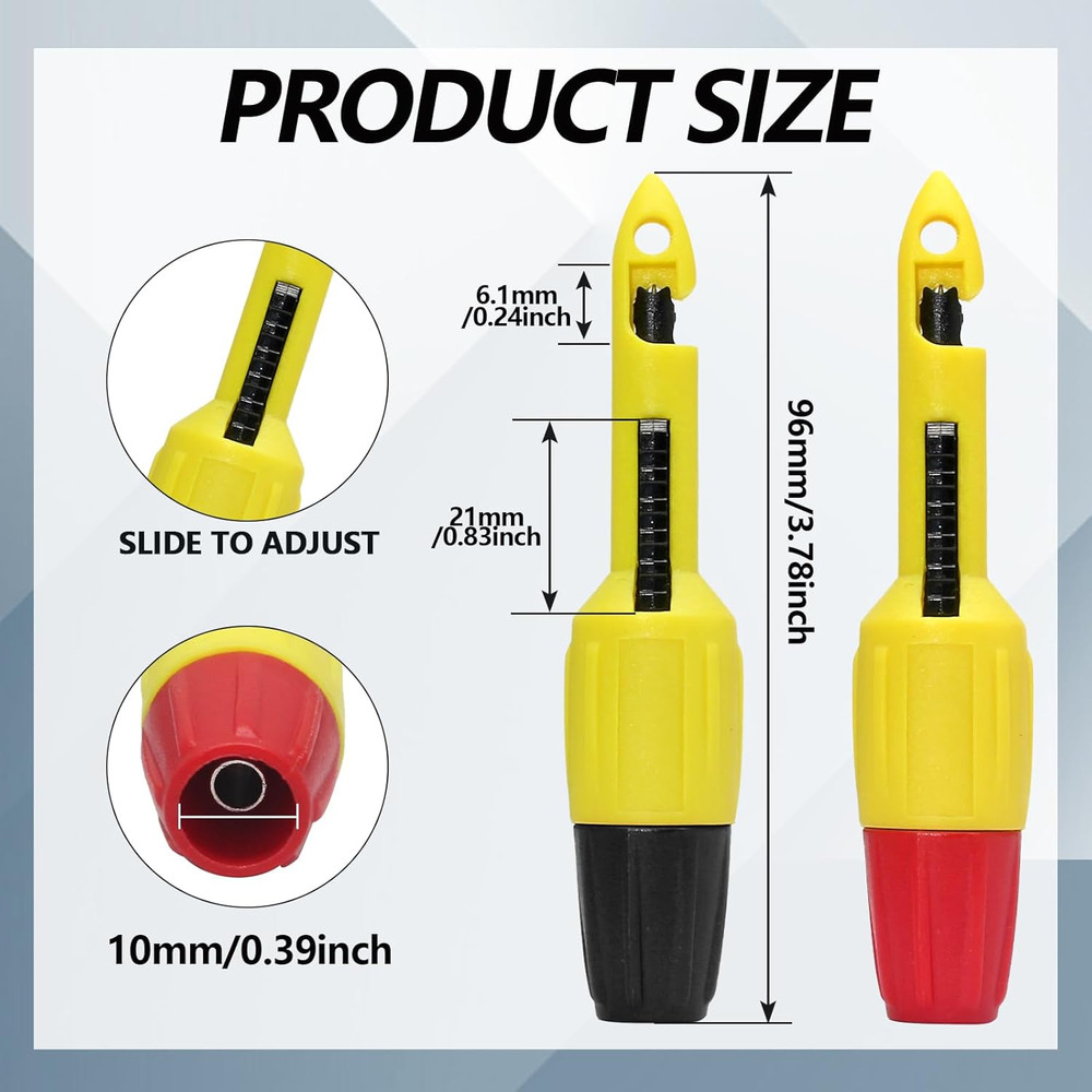 2PCS 4MM Wire Piercing Probe,Insulation Clip Tool Multimeter Voltage,Testing Too