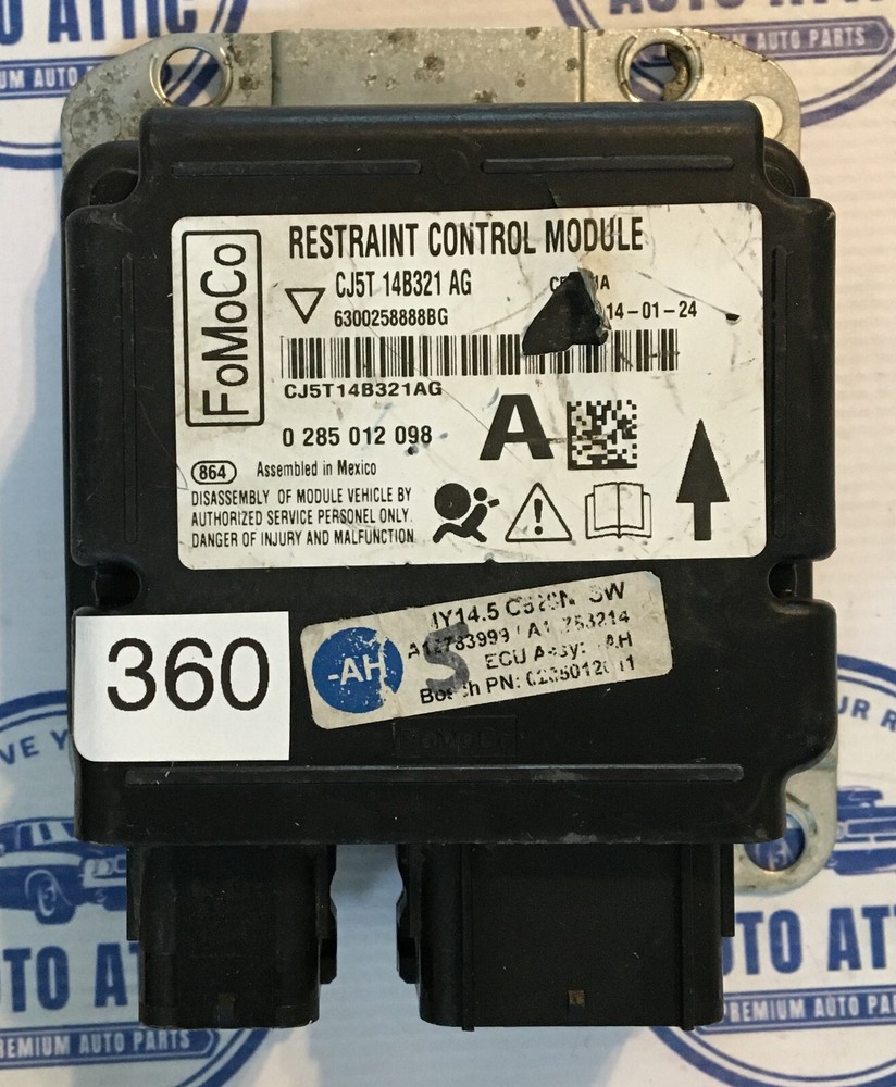 Ford Escape RCM Restraint Control Module CJ5T14B321AG OEM