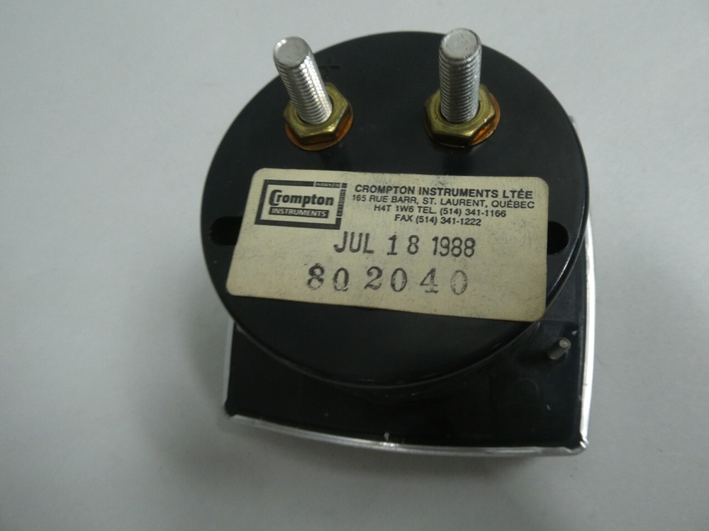 Crompton 016-01AA-ECSF Ammeter 0-600a Amp