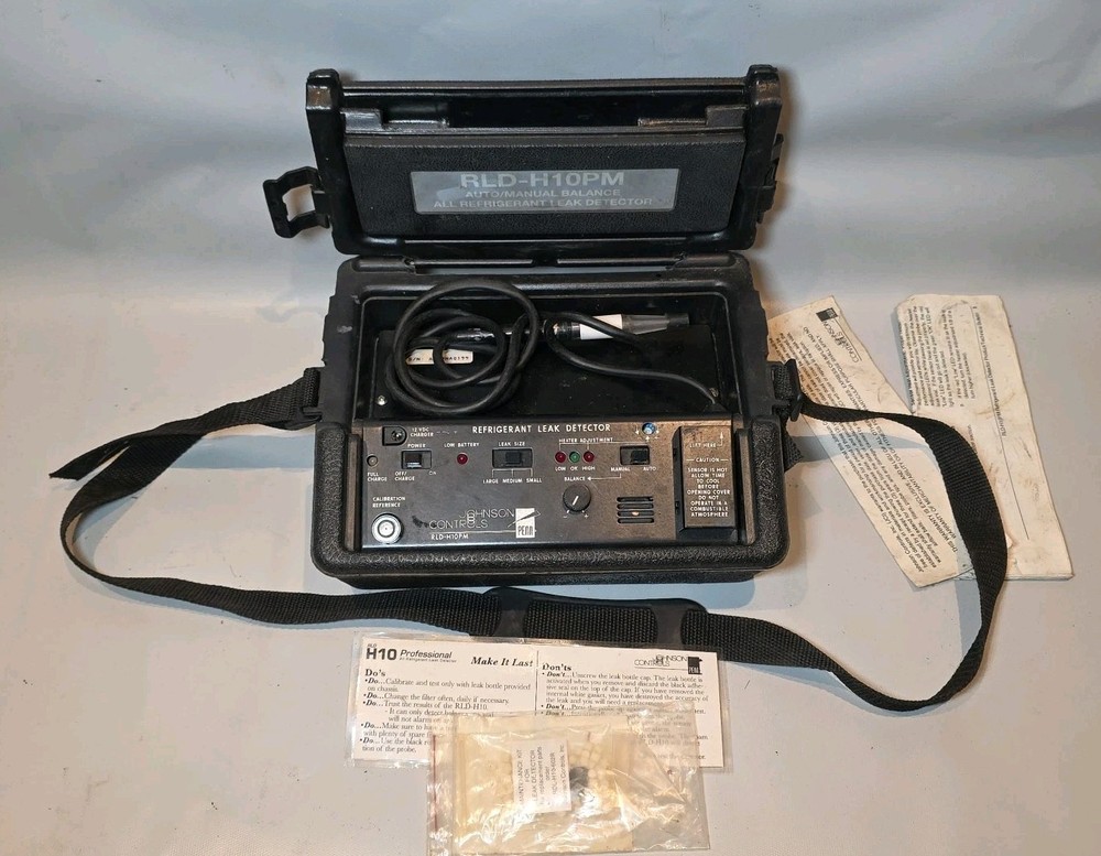 Johnson Control RLD H10PM Professional HVAC Tool Refrigerant Leak Detector READ