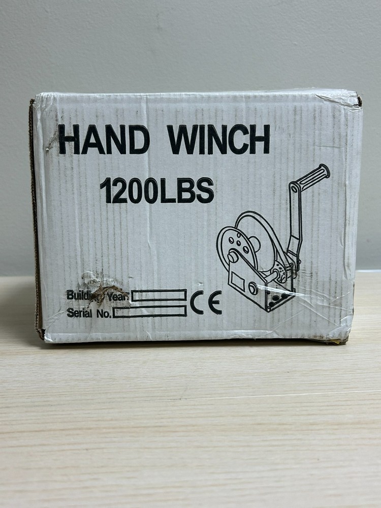 Yellow Two-Way Self Locking Heavy Duty Hand Winch 1200LBS
