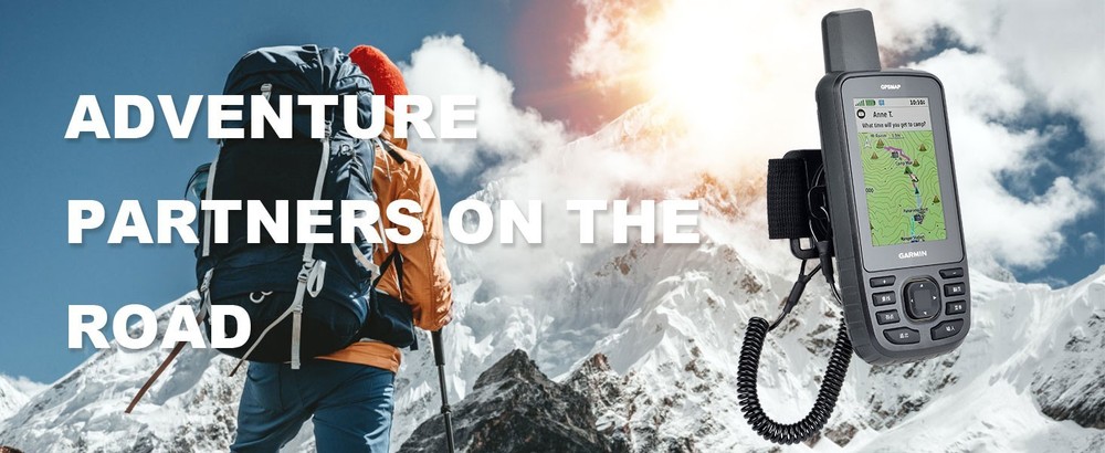 Backpack Tether for Garmin Handheld GPS - Spine Mount Adapter with Safety Cord