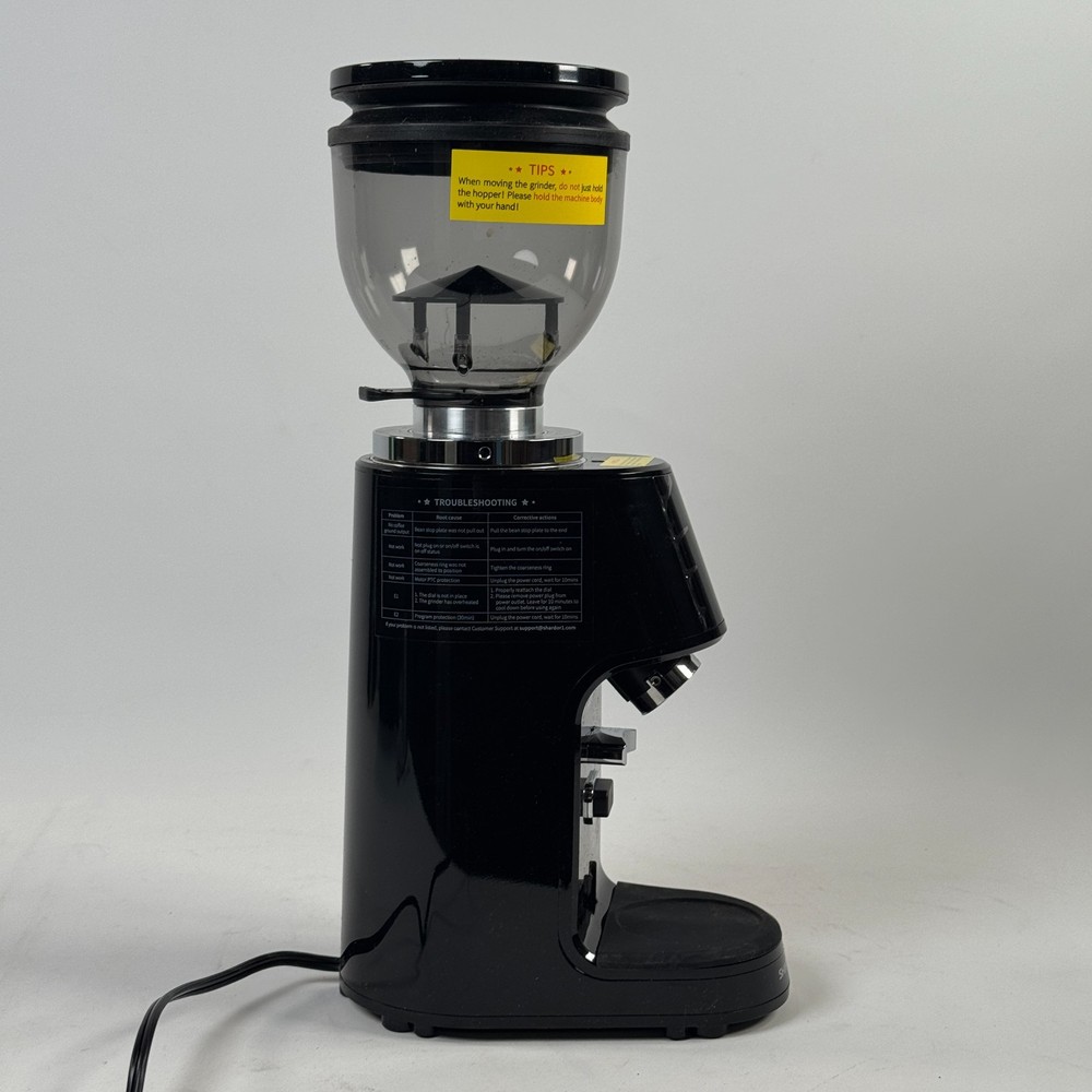Shardor Professional Coffee Grinder With Stepless Grind Size Adjustment - Black