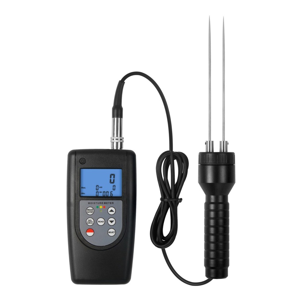 Handheld Soil Moisture Tester with Range 0~80% Resolution 0.1 LCD Display