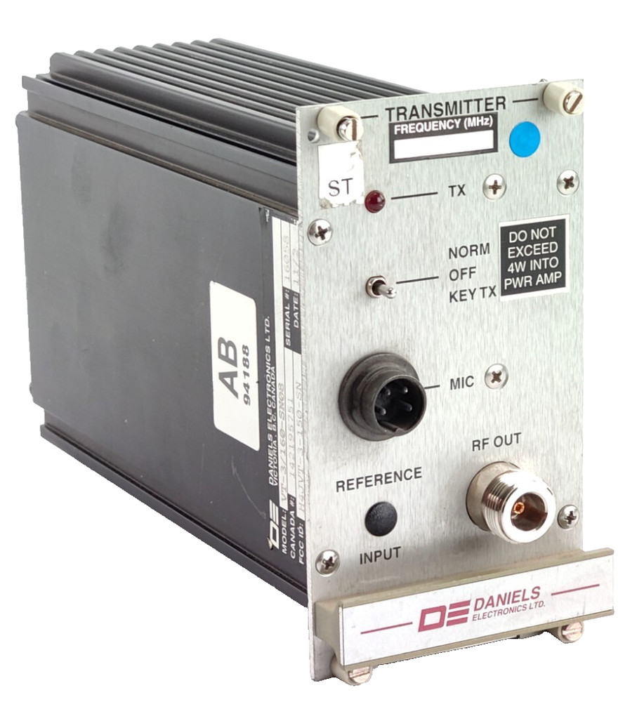 DANIELS ELECTRONICS VT-3/160-SN08 TRANSMITTER