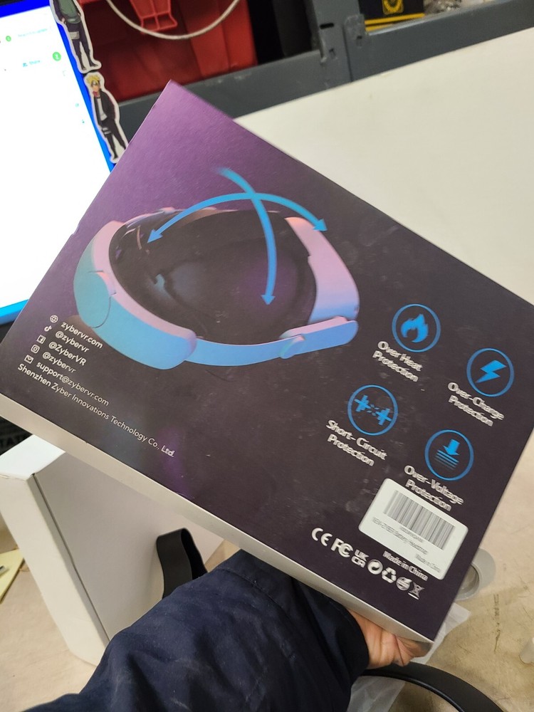 Zyber VR Accessories Going Pro Excellence Strap With Battery