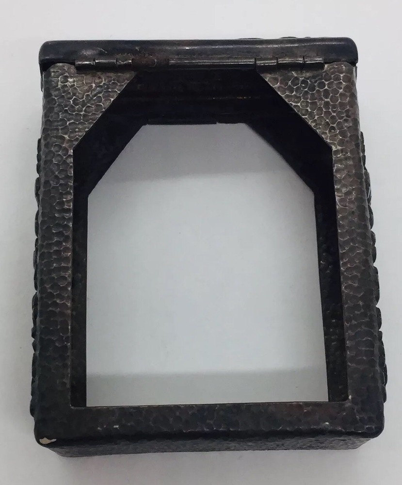 Chinese Export Antique Sterling Silver Floral Cigarette Pack Holder Case