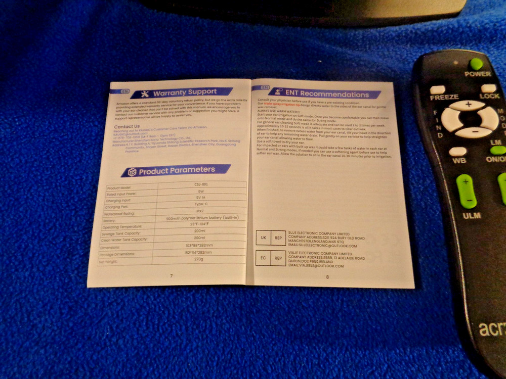 Enhanced Vision Acrobat LCD 24" With Remote And Case