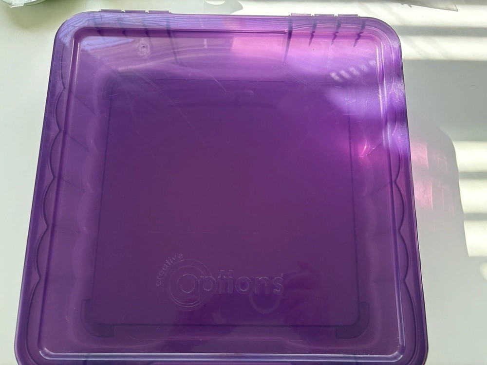 Creative Options Stackable Craft Storage Containers Set