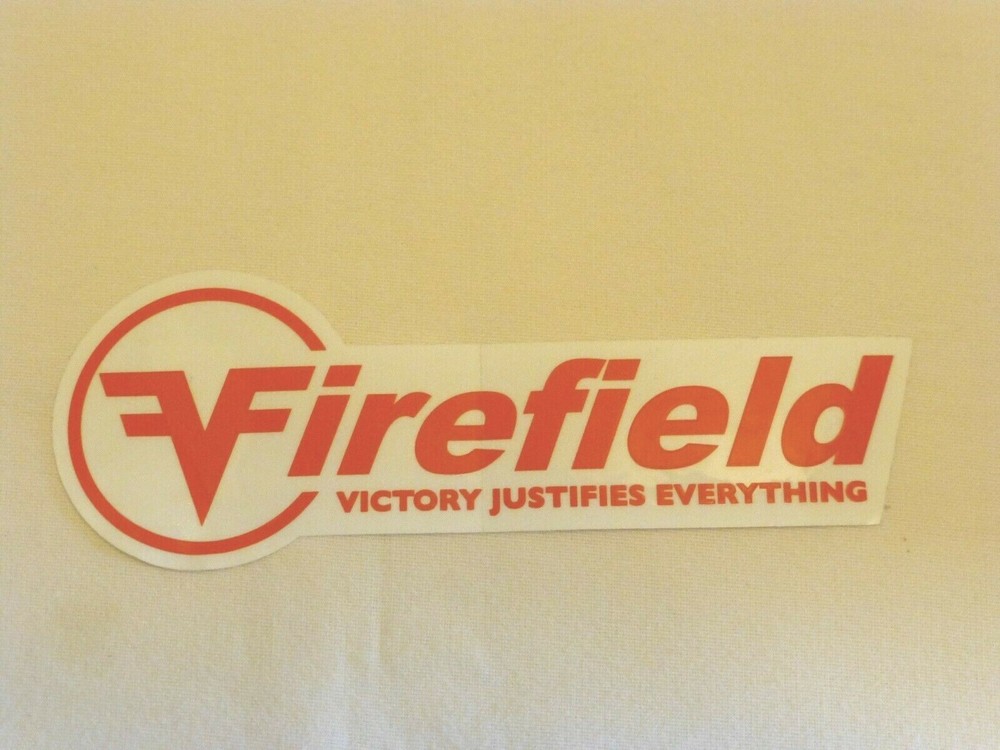 Firefield Red Adjustable Hat Zippered Range Bag Sticker