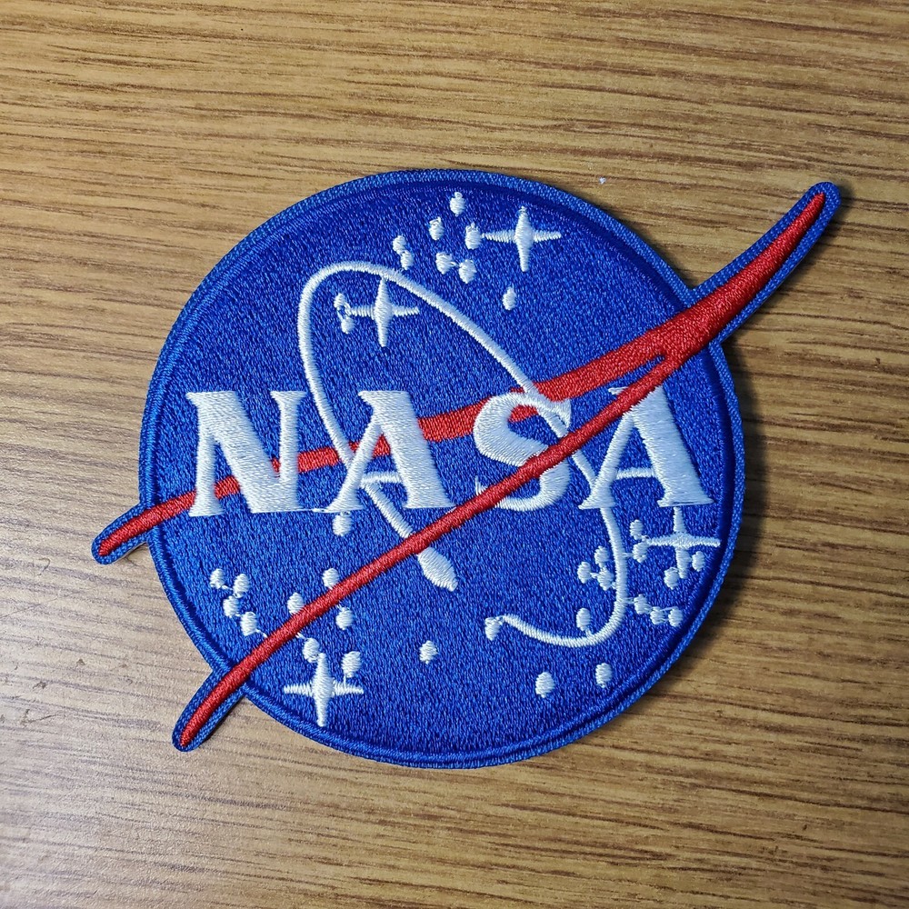 NASA Meatball embroidered Patch 3 inches tall