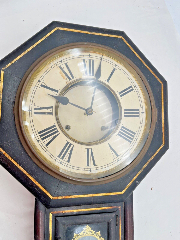 Antique Ansonia Project Wall Clock (0234)