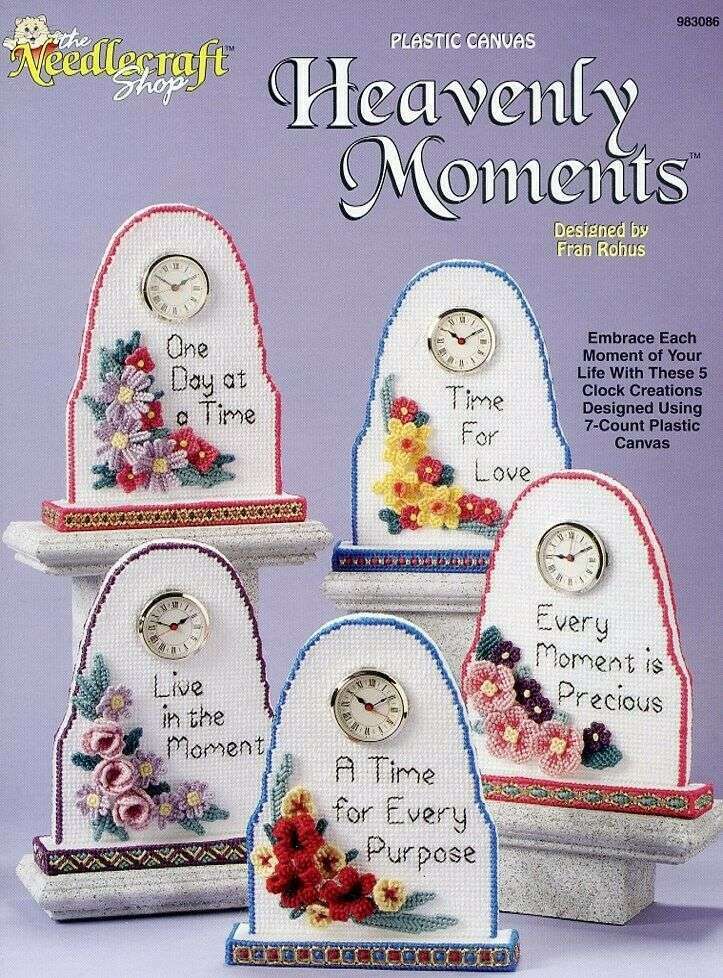 NEW PLASTIC CANVAS HEAVENLY MOMENTS BEAUTIFUL PROJECTS!!!