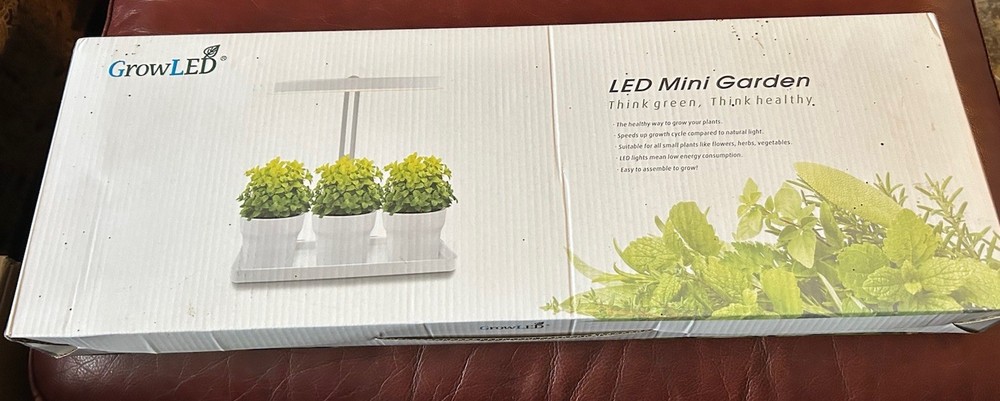 GrowLED LED Mini Garden Indoor Hydroponic Bucket Automatic Timer