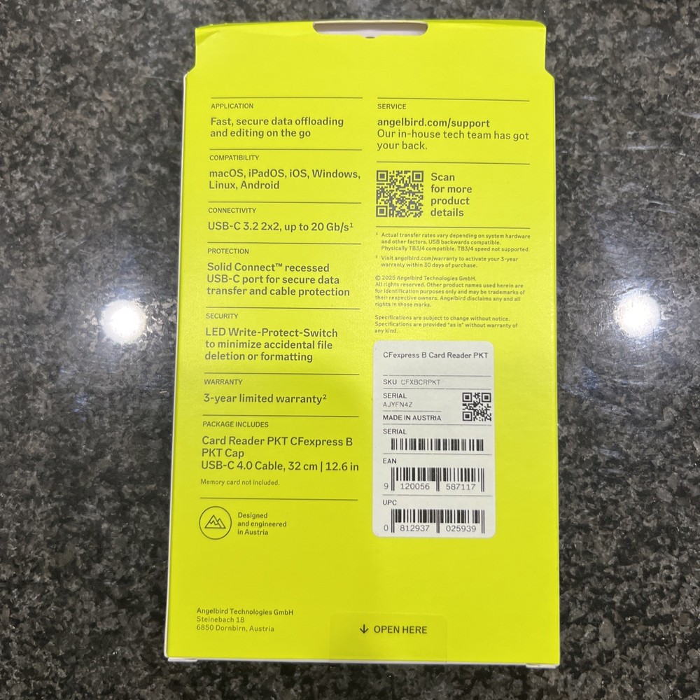 Angelbird 1TB CFexpress V4 Type B - Tank Holder - Reader BUNDLE