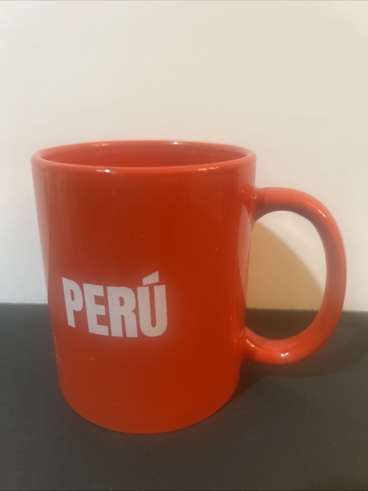 Red Peru Souvenir Coffee Cup Mug