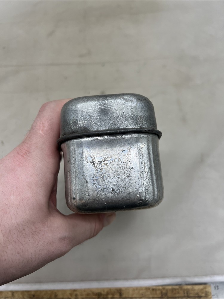 WW1 US Model 1916 Bacon Ration Tin 1918 Dated (FF980