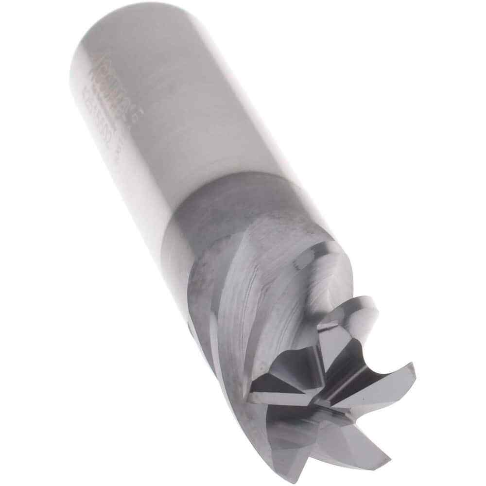 Accupro 1/2" Diam 5 Flute Single End Solid Carbide 0.02" Corner Radius End Mi...