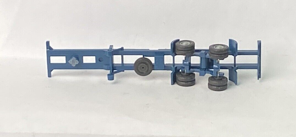 Wiking HO Container Trailer Only Blue