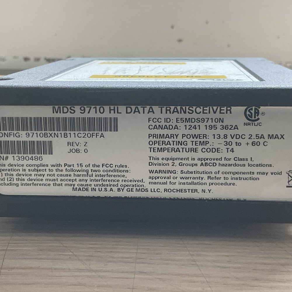 Microwave Data Systems MDS 9710 Data Transceiver/JUA666
