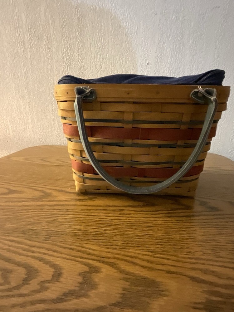 Longaberger "American Celebration" Medium Boardwalk Basket